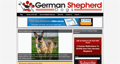 Desktop Screenshot of germanshepherddogs.info